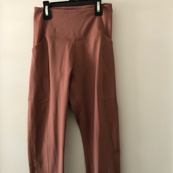 Girlfriend Collective Rose Pink Compression Leggings XS - Picture 7 of 9